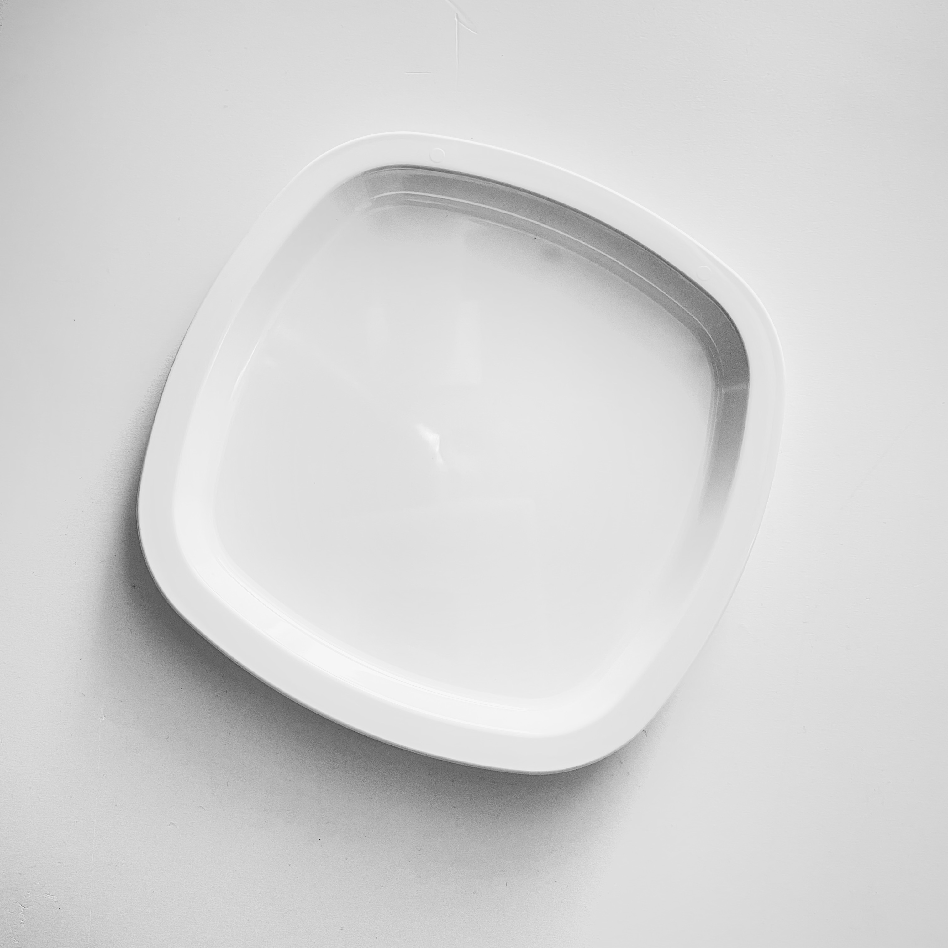 PLATE 240mm white rectangle