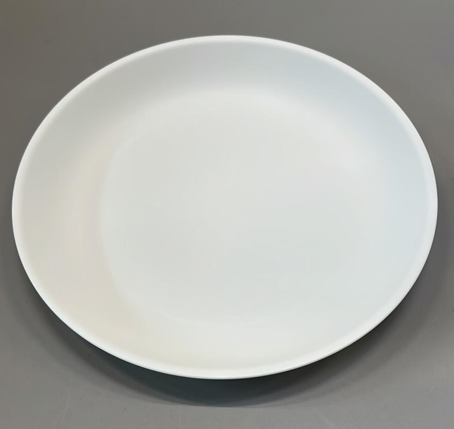 PLATE 208mm white round