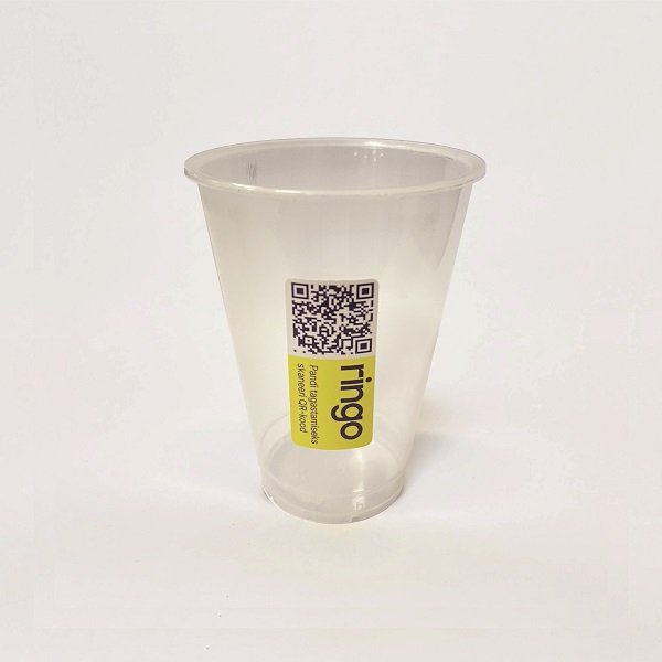 Ringo lonksu- CUP 180ml transparent round
