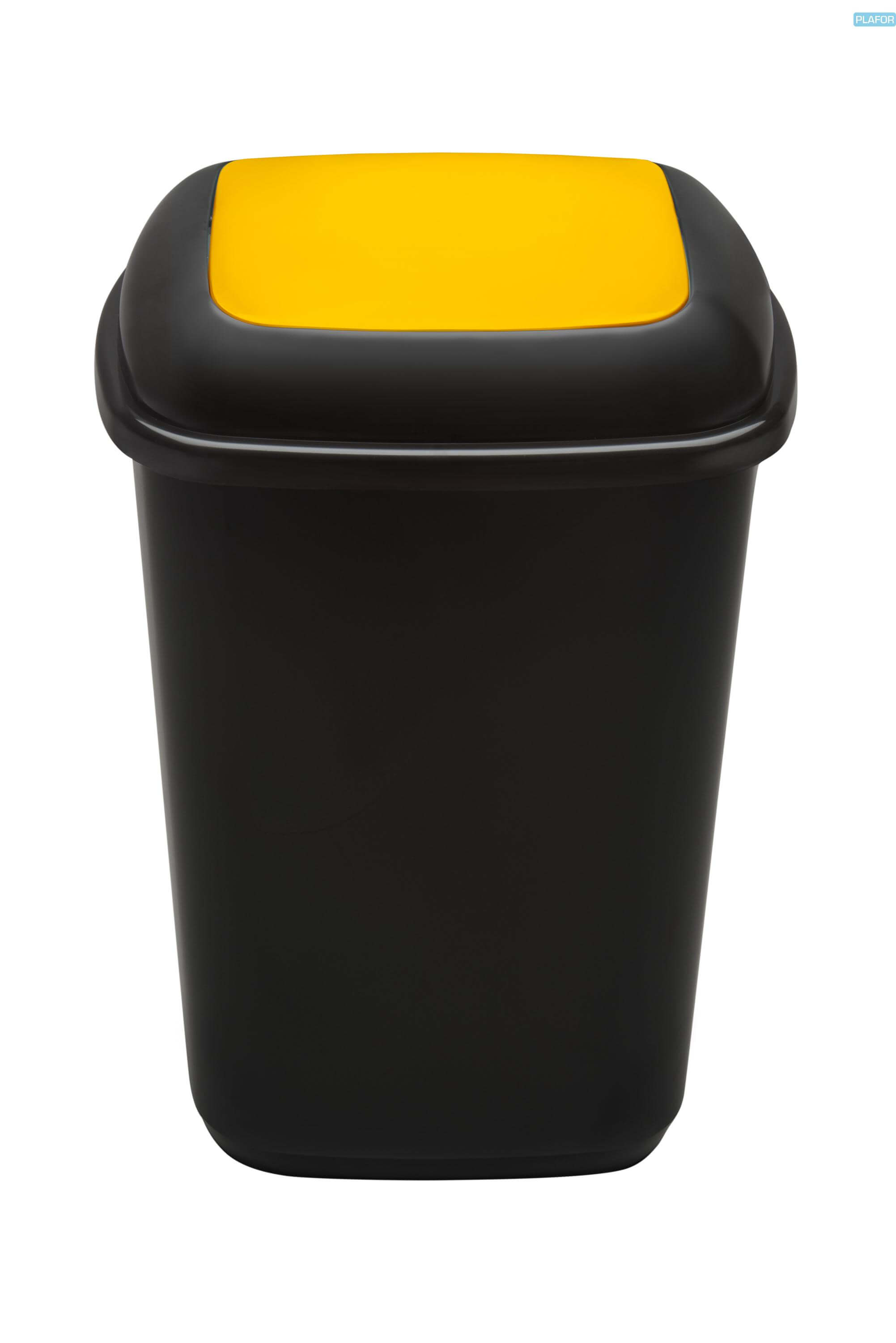 RETURN BOX 45L black-yellow plastic