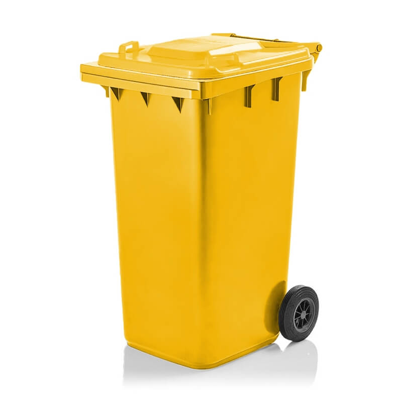 RETURN BOX 240L yellow plastic